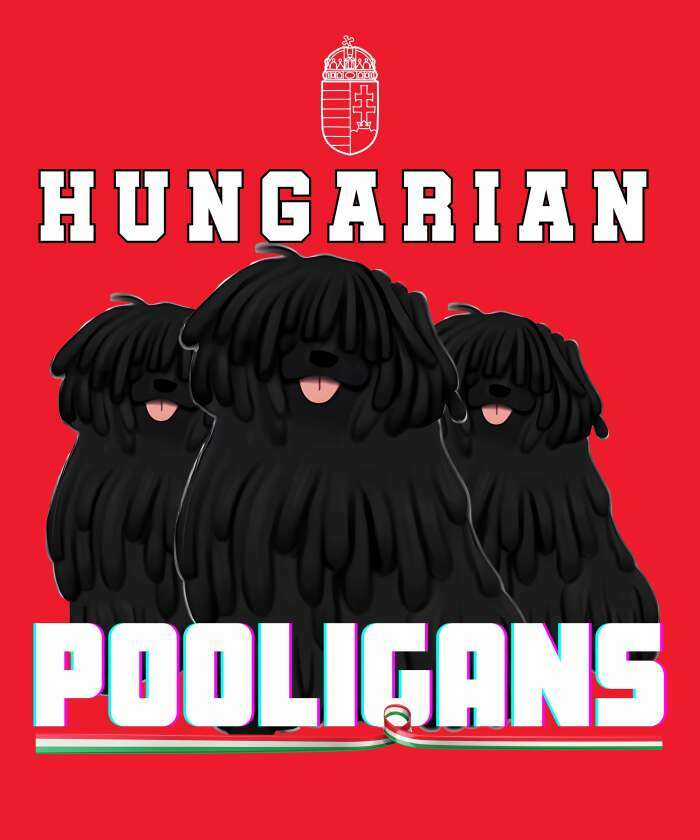 Hungarian puligans 2 piros - 2