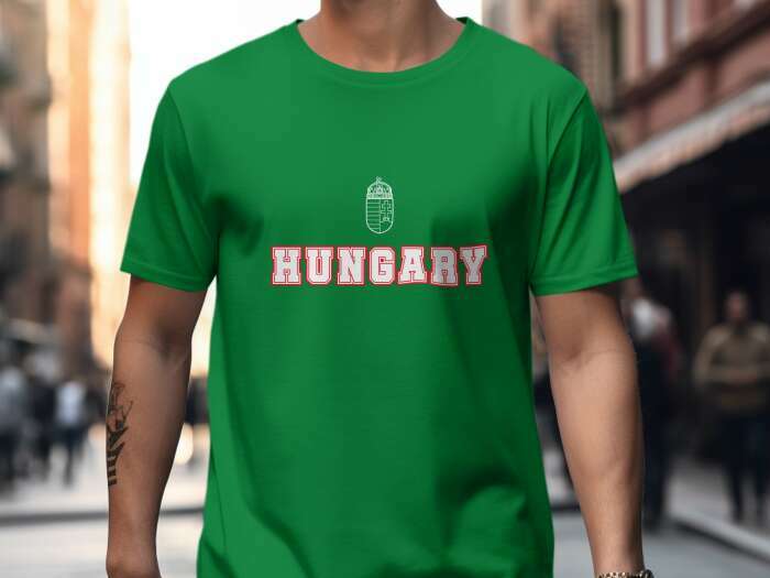 Hungary címerrel 5 zöld - 5