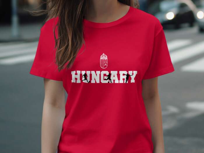 Hungary sziluettes betűk 3 piros - 8