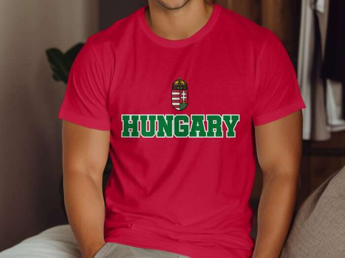 Hungary címerrel 1 piros - 8