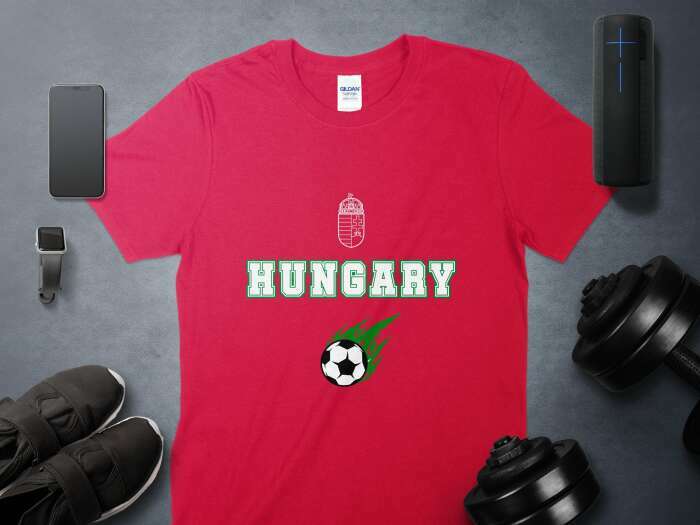 Hungary címerrel 7 piros