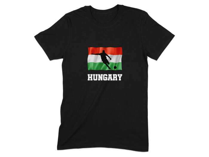 Hungary focista sziluettel fekete - 4
