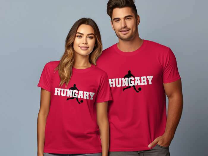 Hungary sziluettes betűk 4 piros - 10