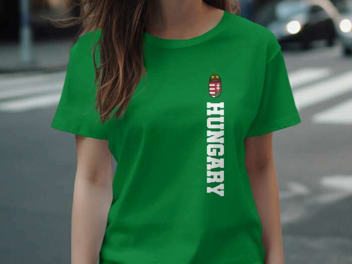 Hungary álló felirat zöld - 4