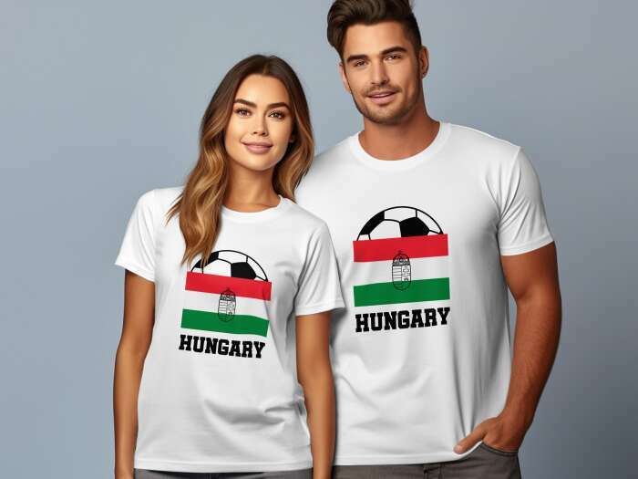 Hungary zászló + labda fehér - 10