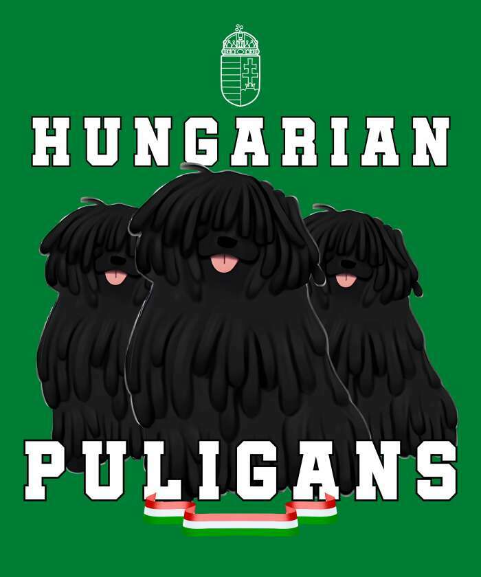 Hungarian puligans 1 zöld - 1