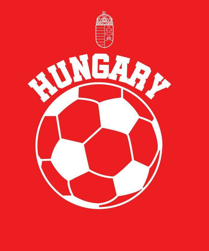 Hungary ívelt nagy labda piros - 1