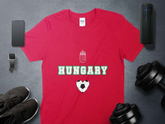 Hungary címerrel 6 piros - 6