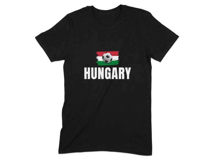 Hungary labdás zászlóval fekete - 9