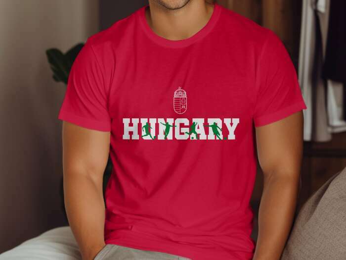 Hungary sziluettes betűk 2 piros - 10