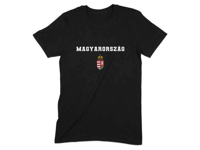 Magyarország színes címerrel fekete - 4