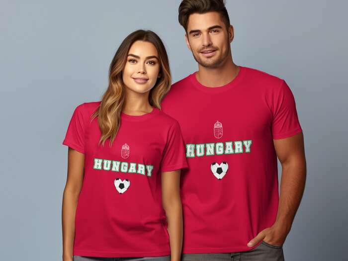 Hungary címerrel 6 piros - 2