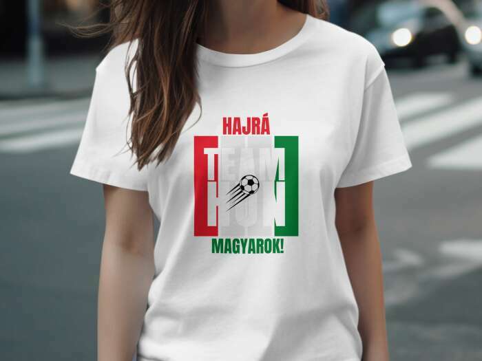 Hajrá magyarok zászlós 1 fehér - 7