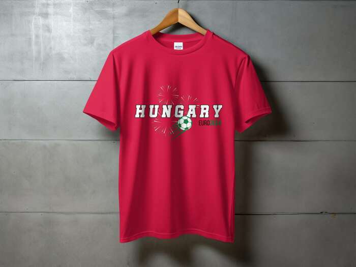 Hungary tüzijáték piros