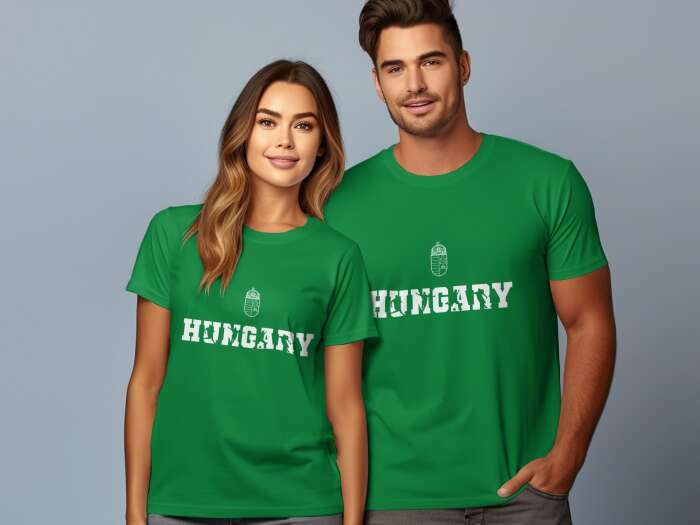 Hungary sziluettes betűk zöld - 10