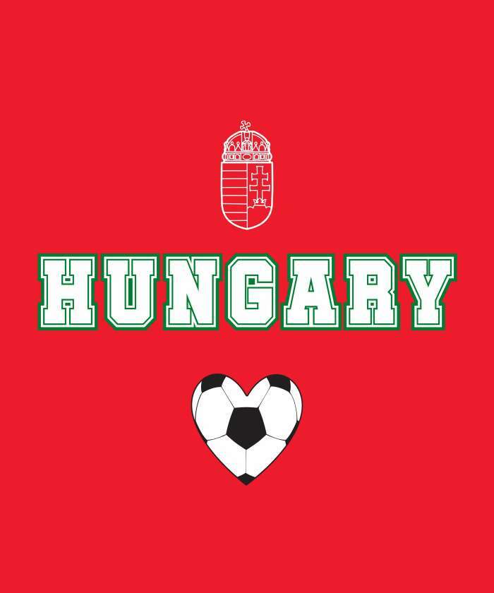 Hungary címerrel 6 piros - 1