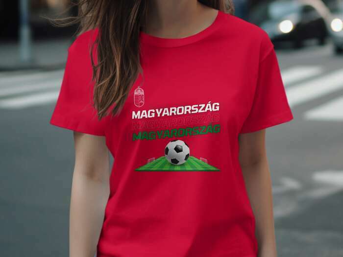 Magyarország focipályás piros - 9