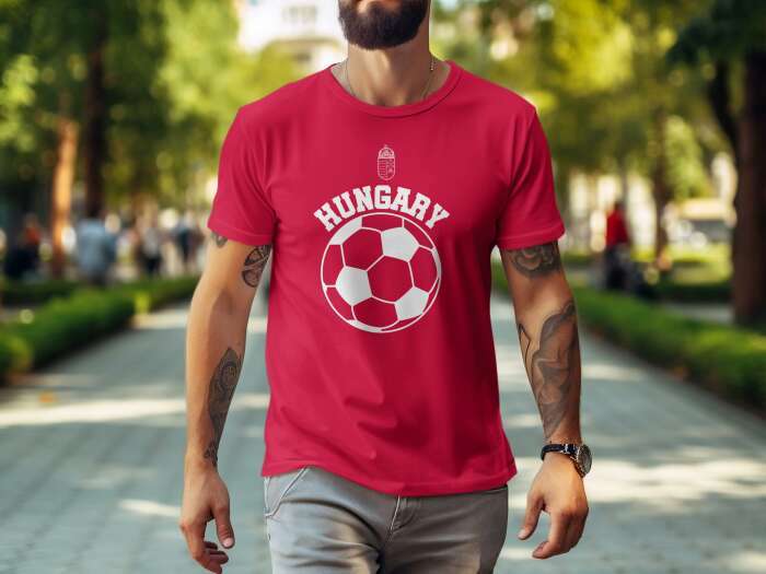 Hungary ívelt nagy labda piros