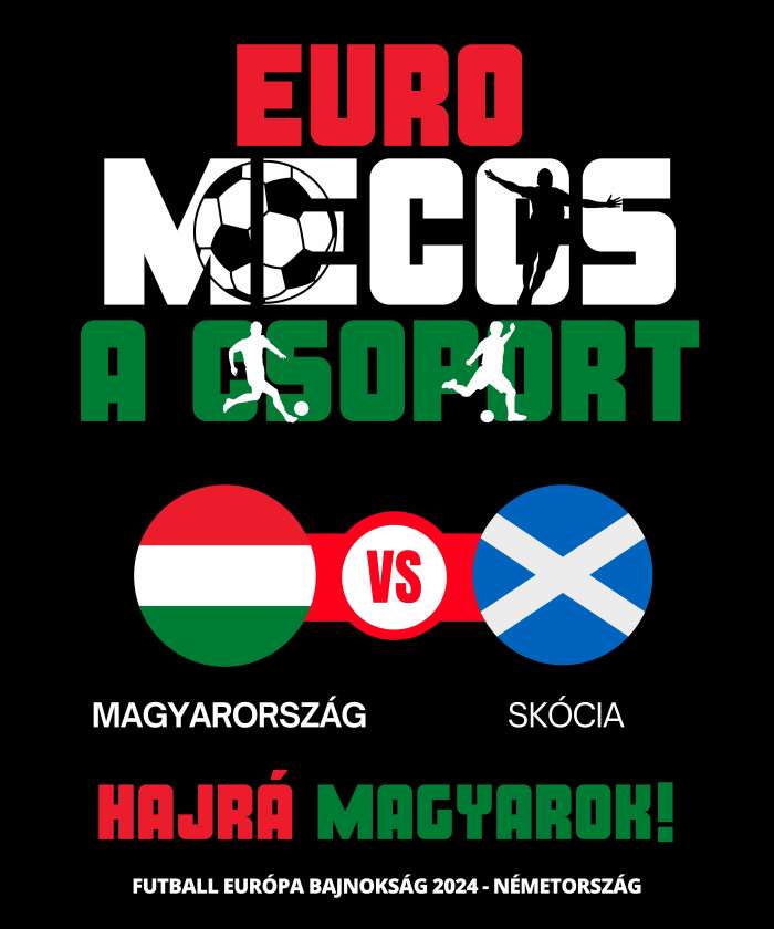 Euro meccs magyar skót fekete - 1