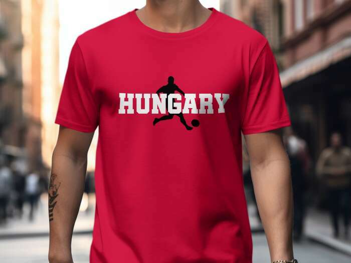 Hungary sziluettes betűk 4 piros - 3
