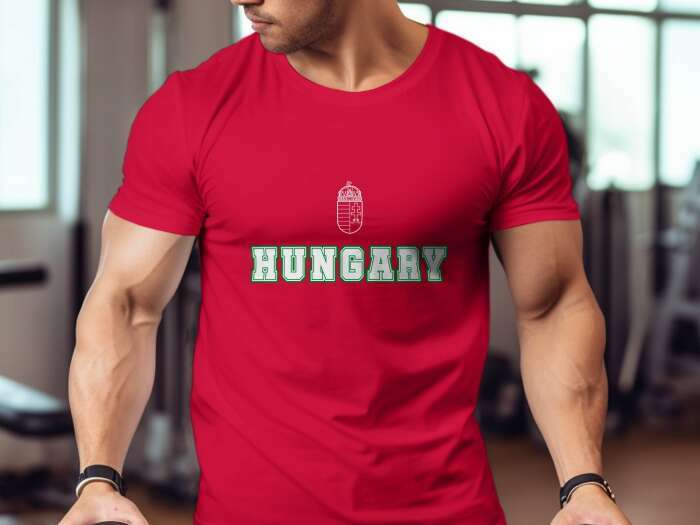Hungary címerrel 5 piros - 5