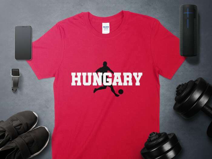 Hungary sziluettes betűk 4 piros - 6