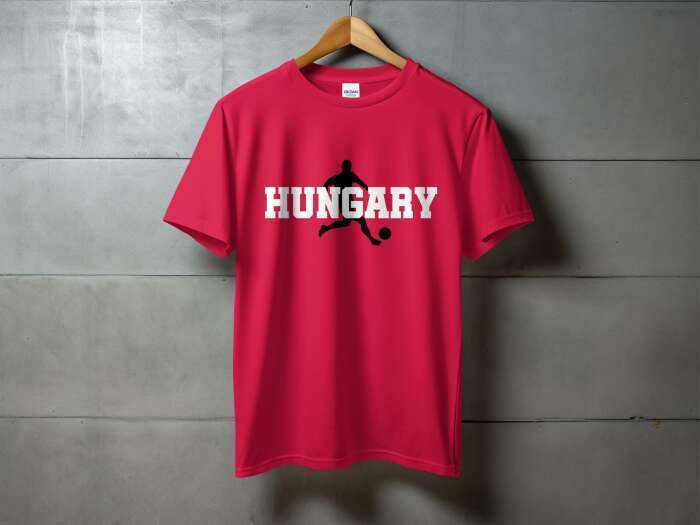 Hungary sziluettes betűk 4 piros - 2