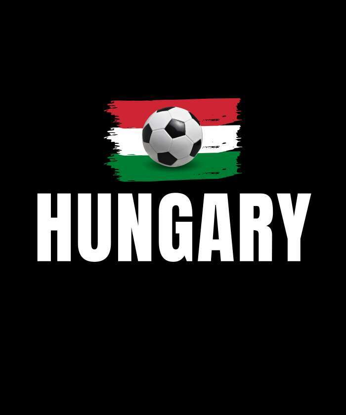 Hungary labdás zászlóval fekete - 1