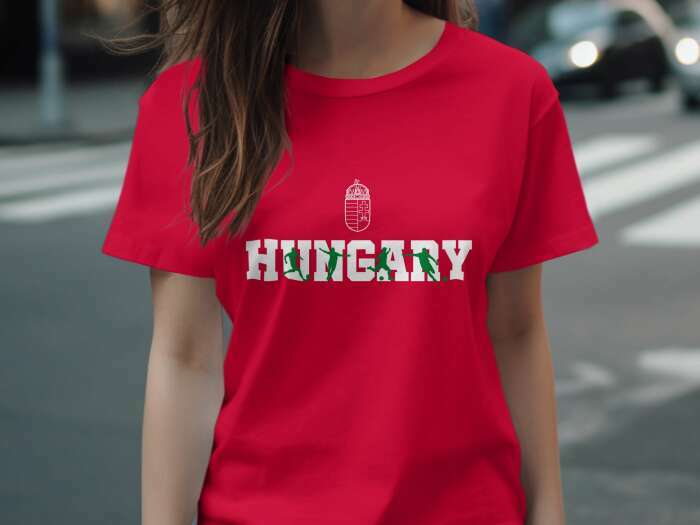 Hungary sziluettes betűk 2 piros - 4