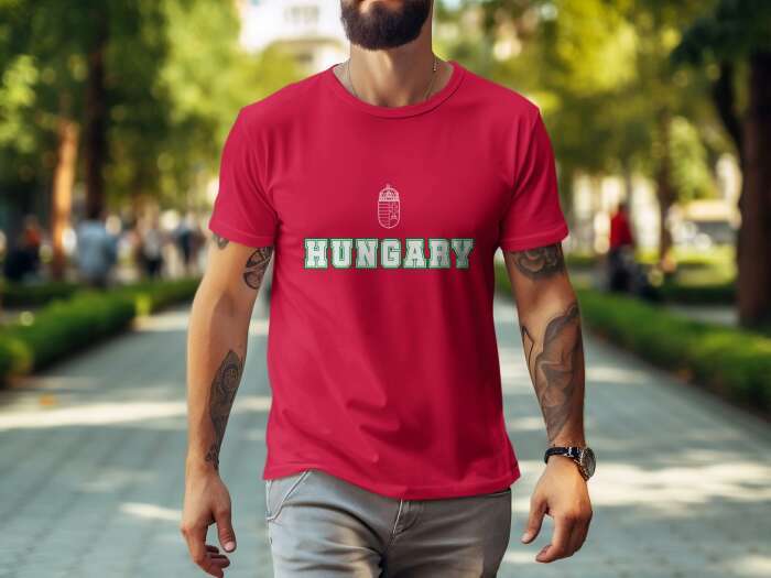 Hungary címerrel 5 piros - 7