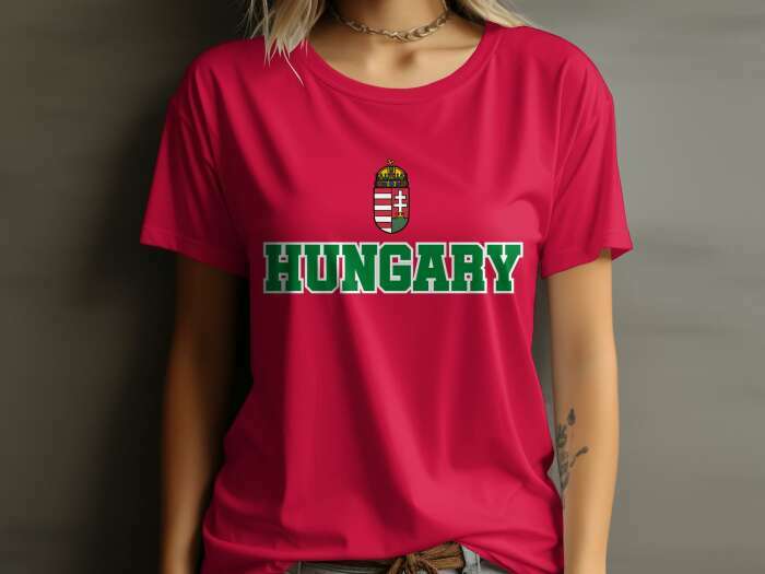 Hungary címerrel 1 piros - 7