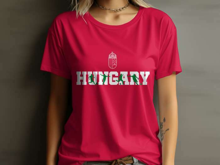 Hungary sziluettes betűk 2 piros - 6