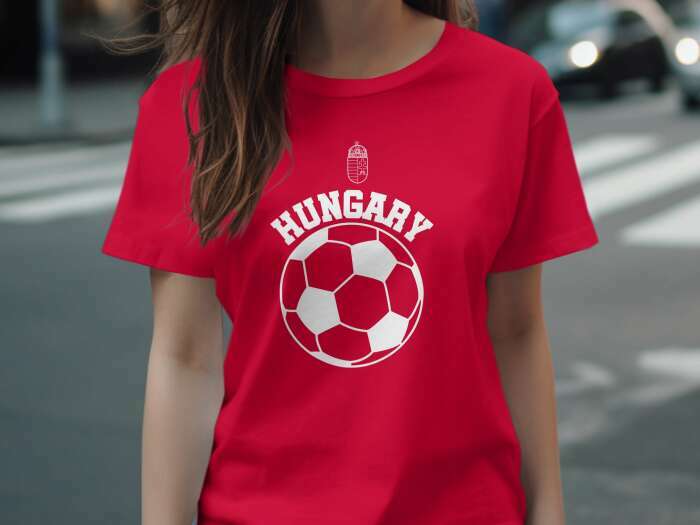 Hungary ívelt nagy labda piros - 7