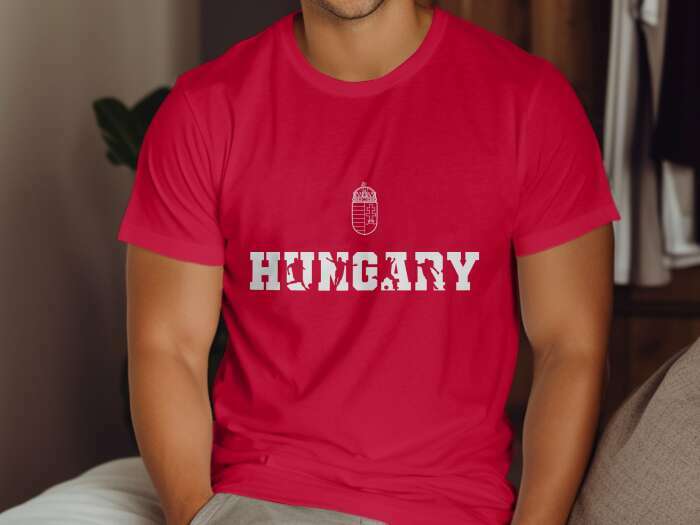 Hungary sziluettes betűk piros - 9