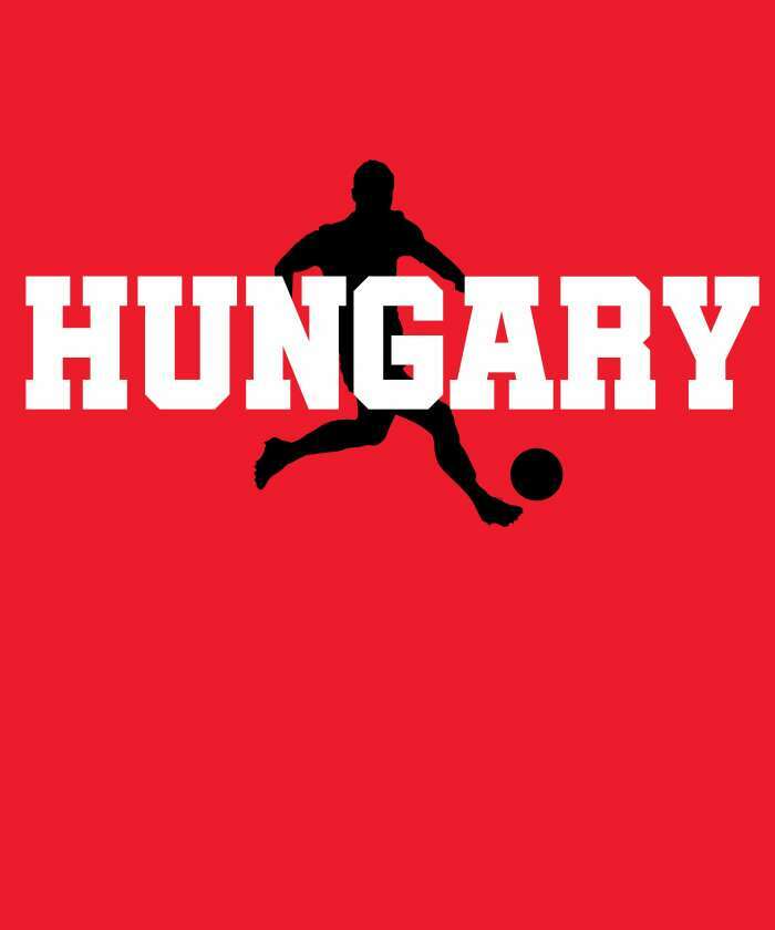 Hungary sziluettes betűk 4 piros