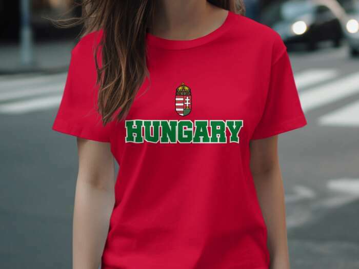 Hungary címerrel 1 piros - 2