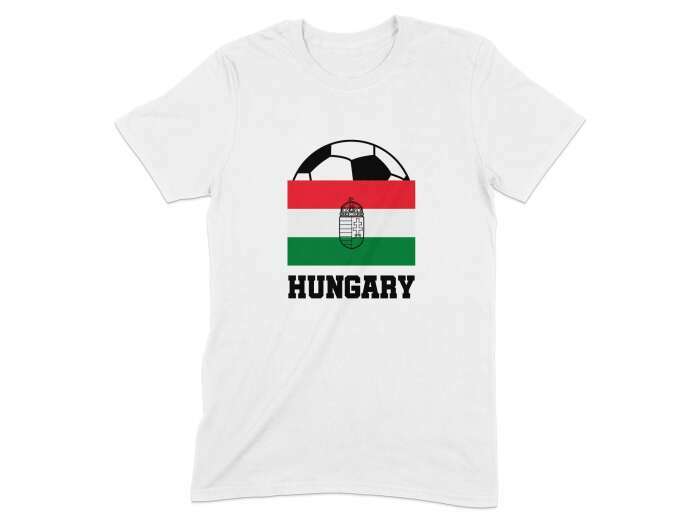 Hungary zászló + labda fehér - 8