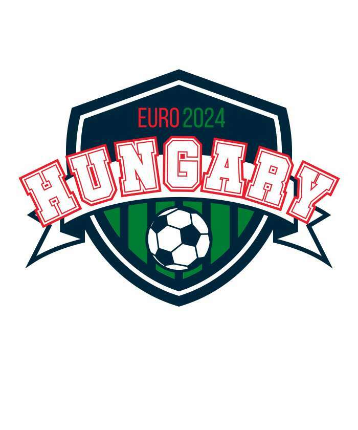 Hungary focis címerrel fehér - 1