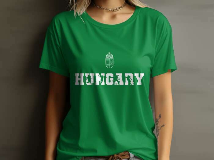 Hungary sziluettes betűk zöld - 2