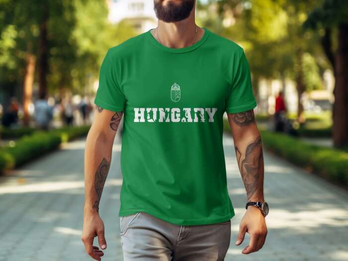 Hungary sziluettes betűk zöld - 8