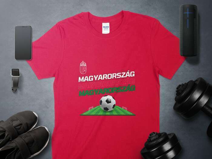 Magyarország focipályás piros - 3