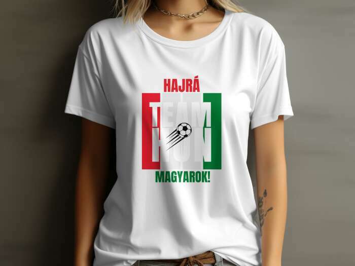 Hajrá magyarok zászlós 1 fehér - 3