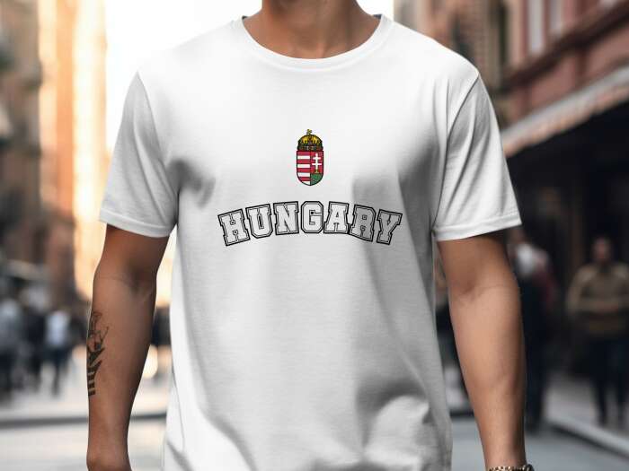 Hungary címerrel 3 fehér - 9
