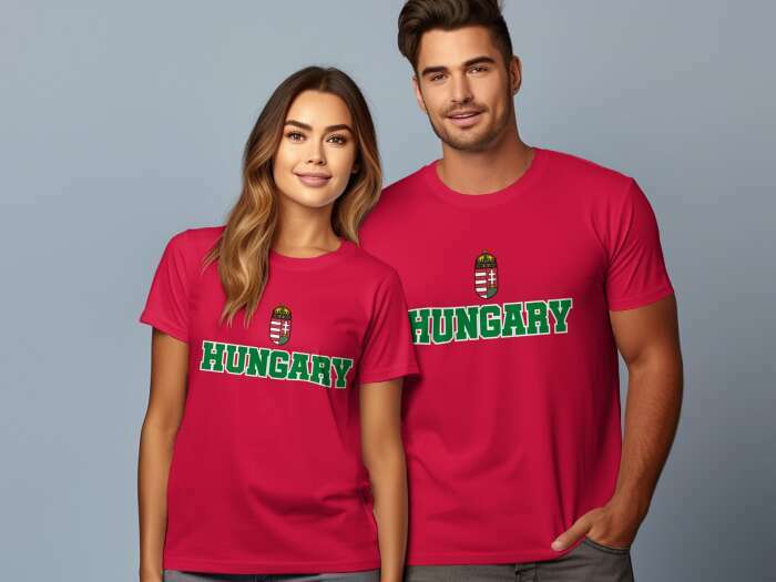 Hungary címerrel 1 piros - 9