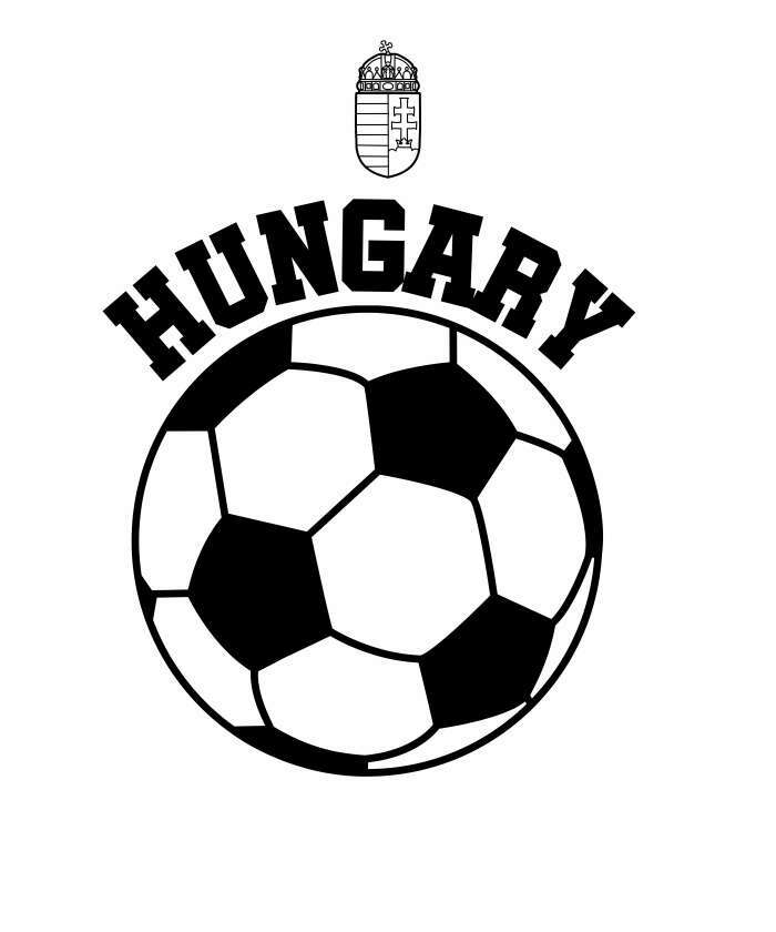 Hungary ívelt nagy labda fehér - 1