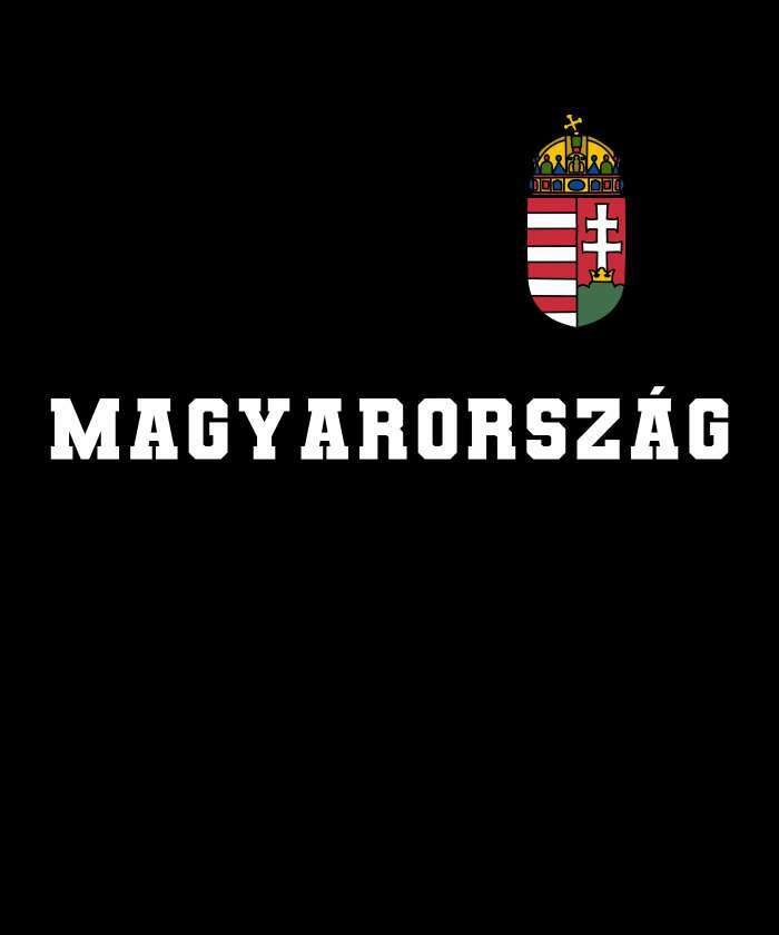 Magyarország címer bal fekete - 1