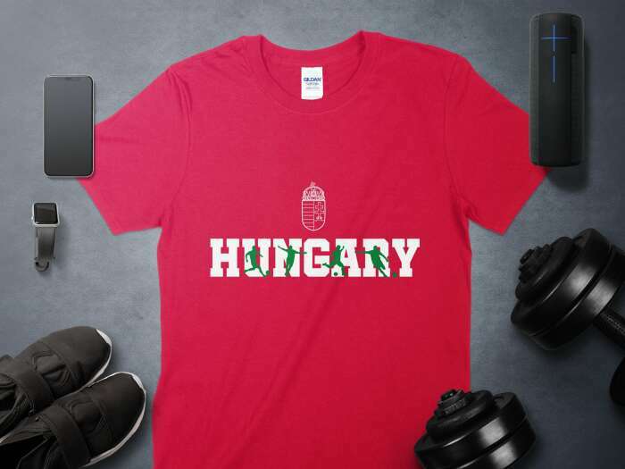Hungary sziluettes betűk 2 piros - 5