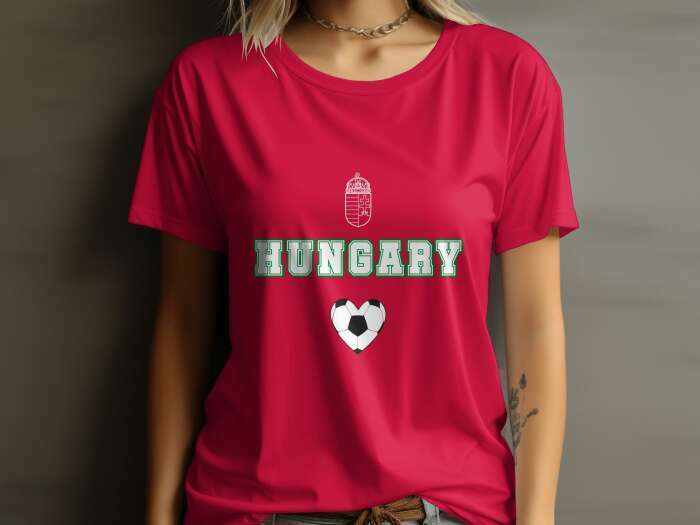 Hungary címerrel 6 piros