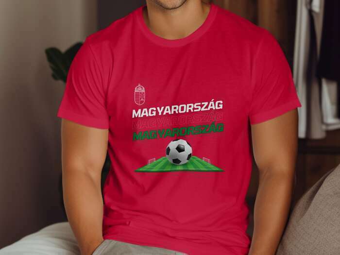 Magyarország focipályás piros - 5