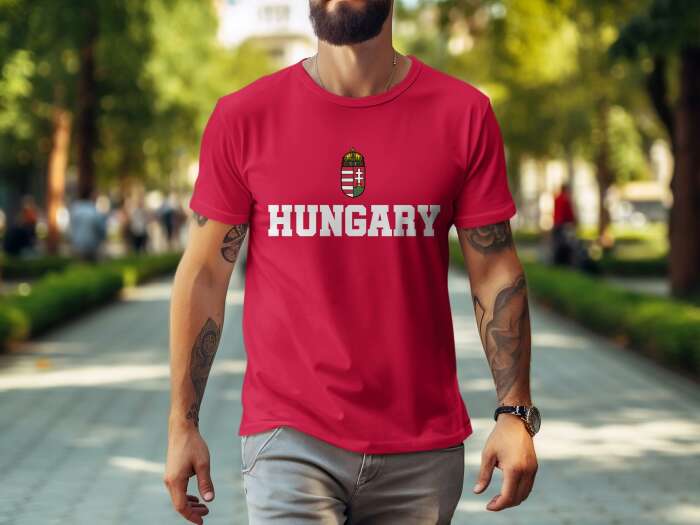 Hungary címerrel 2 piros - 5